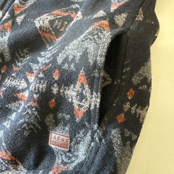 Jachs New York Mens XL Aztec Wool Blend Shirt Coat Jacket Sherpa Lined Shacket - Picture 8 of 10